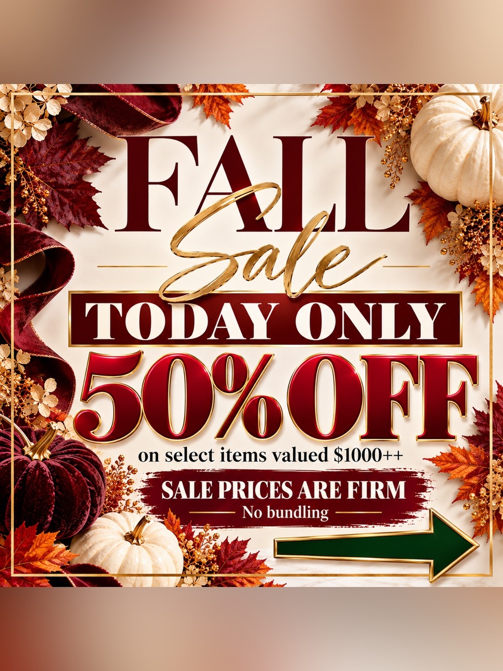 💥🍁50% OFF TODAY ONLY🍁💥
